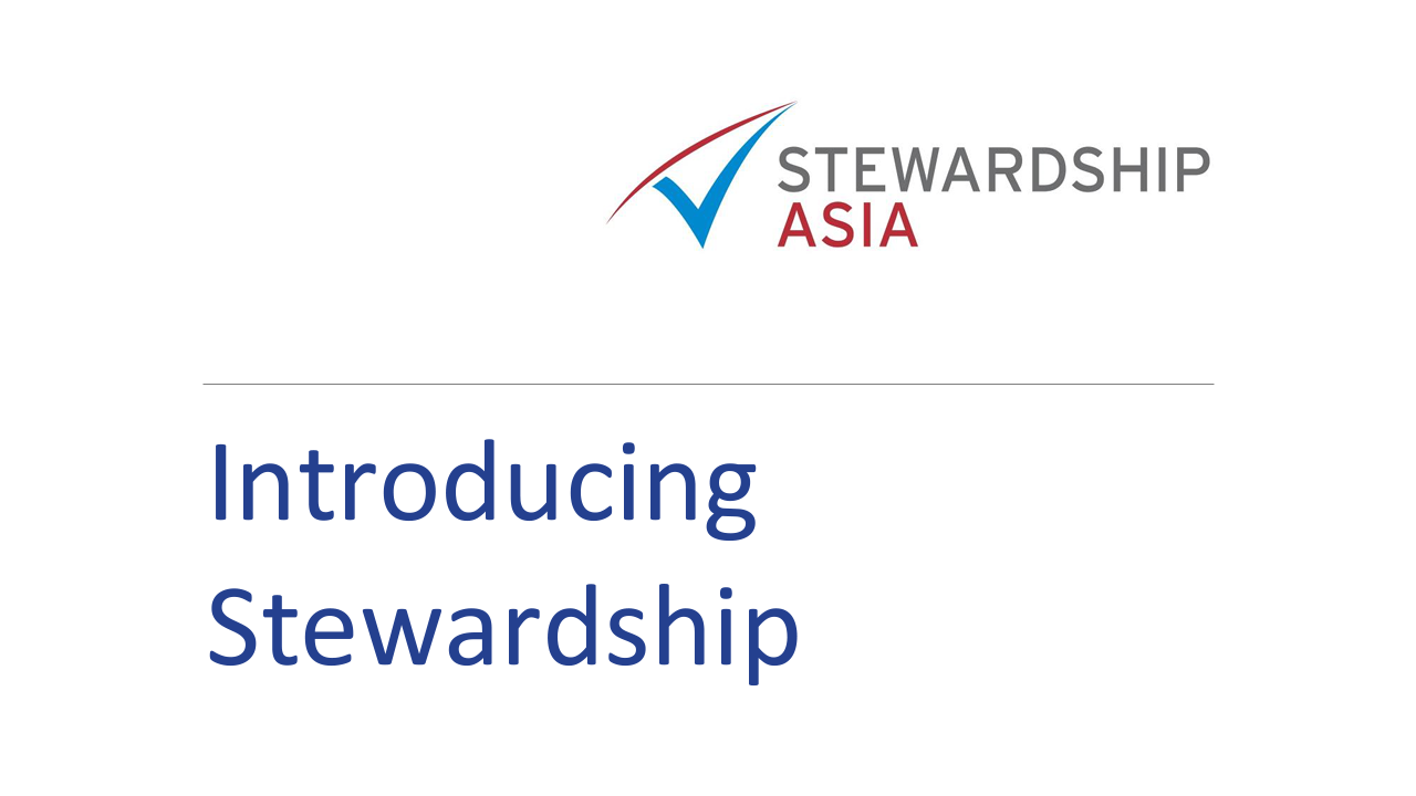 Introducing stewardship